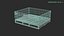Collapsible Mesh Metal Pallet Cage 3D model