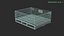 Collapsible Mesh Metal Pallet Cage 3D model