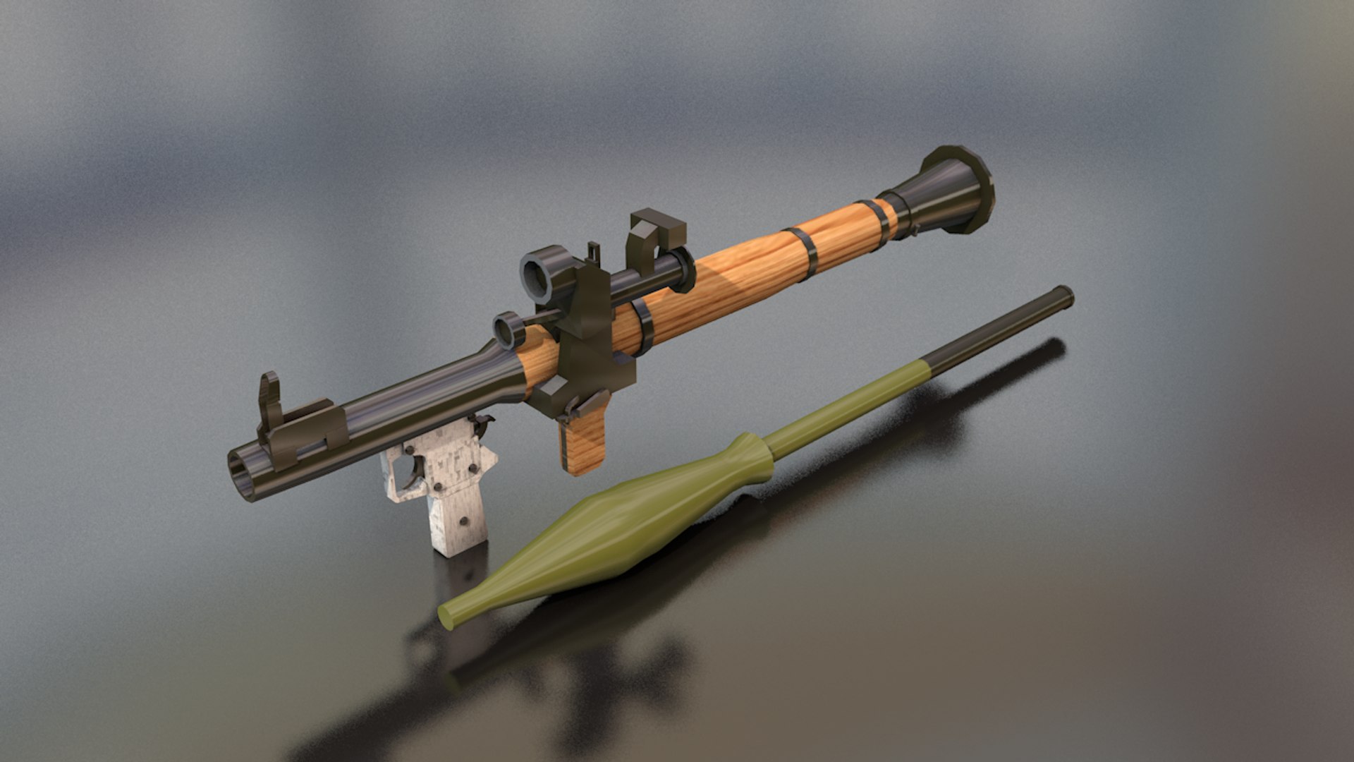 Rpg-7 Hand Heavy Weapon Model - TurboSquid 1448423