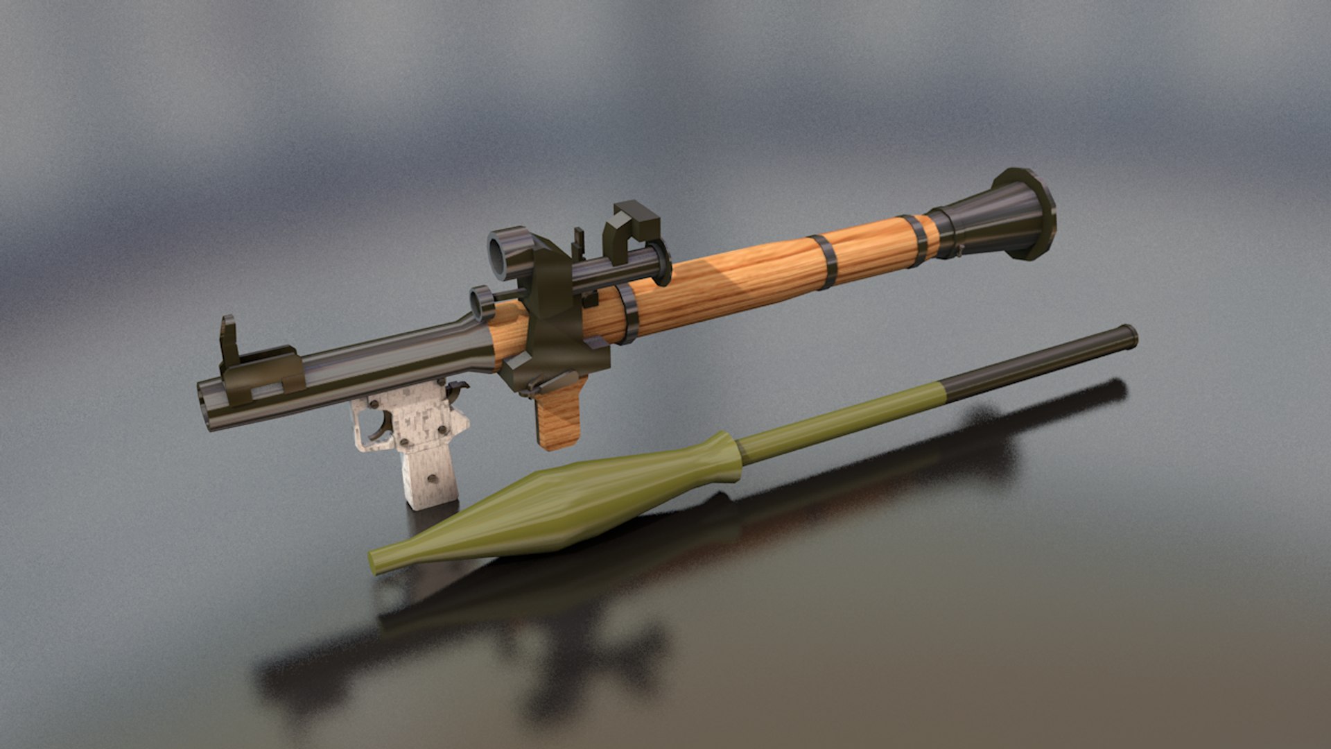 Rpg-7 Hand Heavy Weapon Model - TurboSquid 1448423