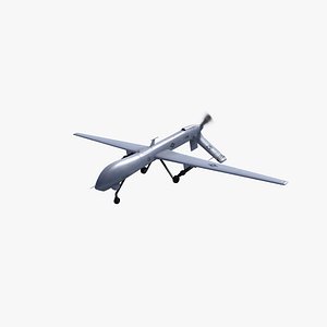 mq-1 predator drone 3d model