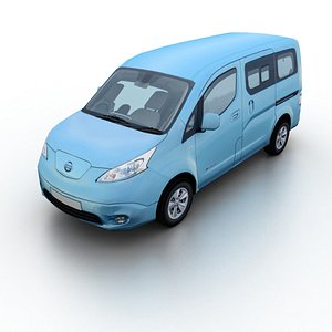 3D 2015 nissan e-nv200 minivan