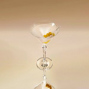 3D Cocktail Dry Martini model
