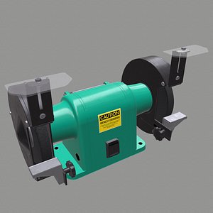 3D Bench Grinder L-1 Low Poly model