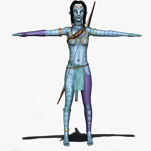 Female Na'vi Low Poly