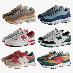 New Balance  And Nike Sneakers model