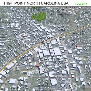 3D High Point North Carolina USA