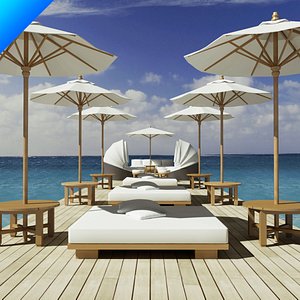 3ds beach furniture