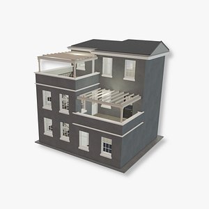 story house mansion model