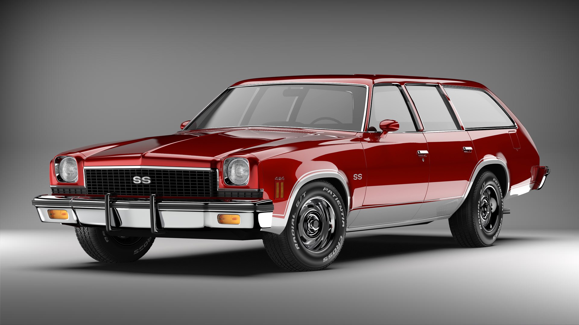 3D Chevrolet Chevelle SS Wagon 1973 Model - TurboSquid 1728881