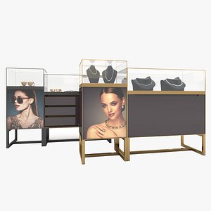display cabinet luxury items model