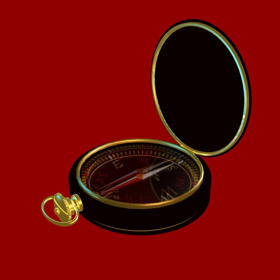 compass maps 3d model