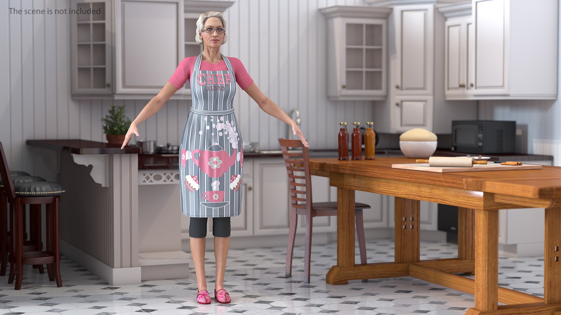 3D elderly woman kitchen apron https://p.turbosquid.com/ts-thumb/fd/JCKkMD/e7ffPG9C/elderlywomaninkitchenaprontpose3dmodel006/jpg/1602706101/1920x1080/fit_q87/5d0d5d190cd481ace86847790908ee39dc0671b1/elderlywomaninkitchenaprontpose3dmodel006.jpg
