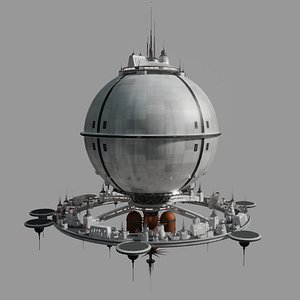 city sky 3D model