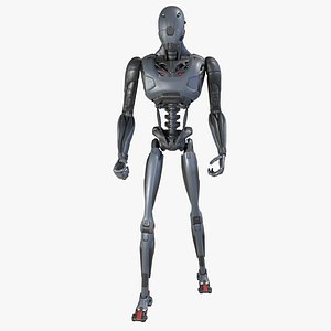 robot modeled 3D