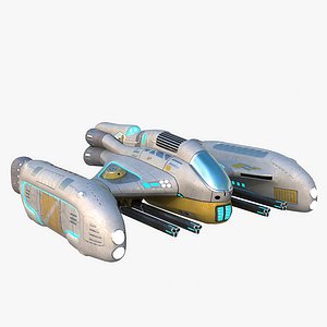 space ship 3d model