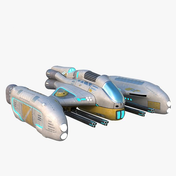 modelo 3d Nave espacial (juego listo) - TurboSquid 934660