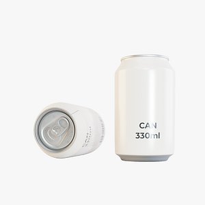 Beverage Can 330 ml model