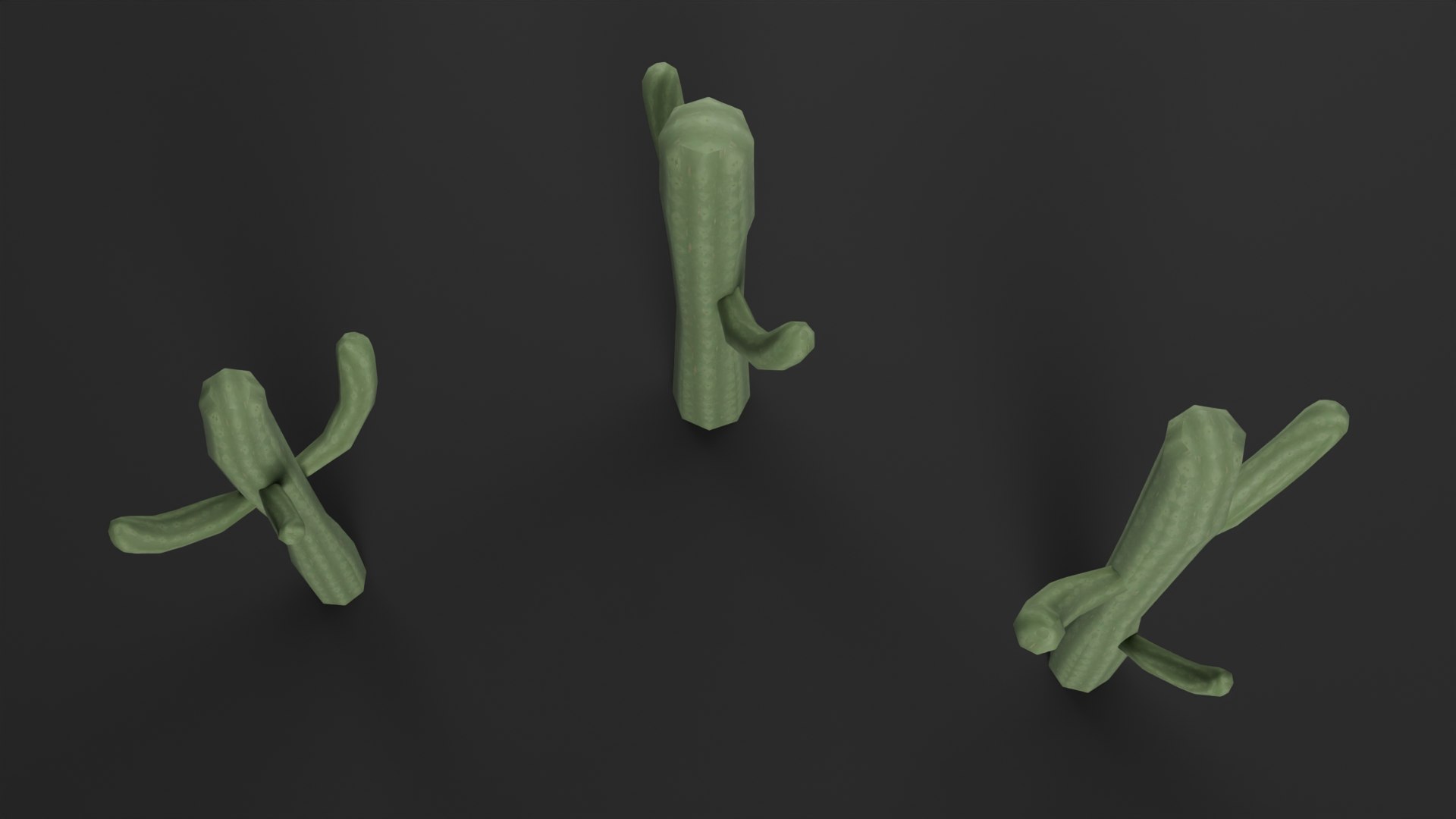 3D Low Poly Cactus Model Model - TurboSquid 2344104