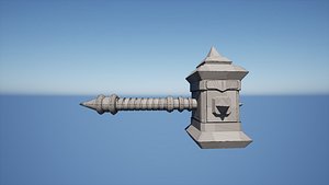 Molten Hammer 3D model