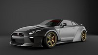 Nissan GTR R35 with Liberty walk kit