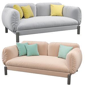 tarantino sofa 2 seater 3D model