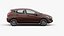 Ford Fiesta 2018 5 puertas lowpoly