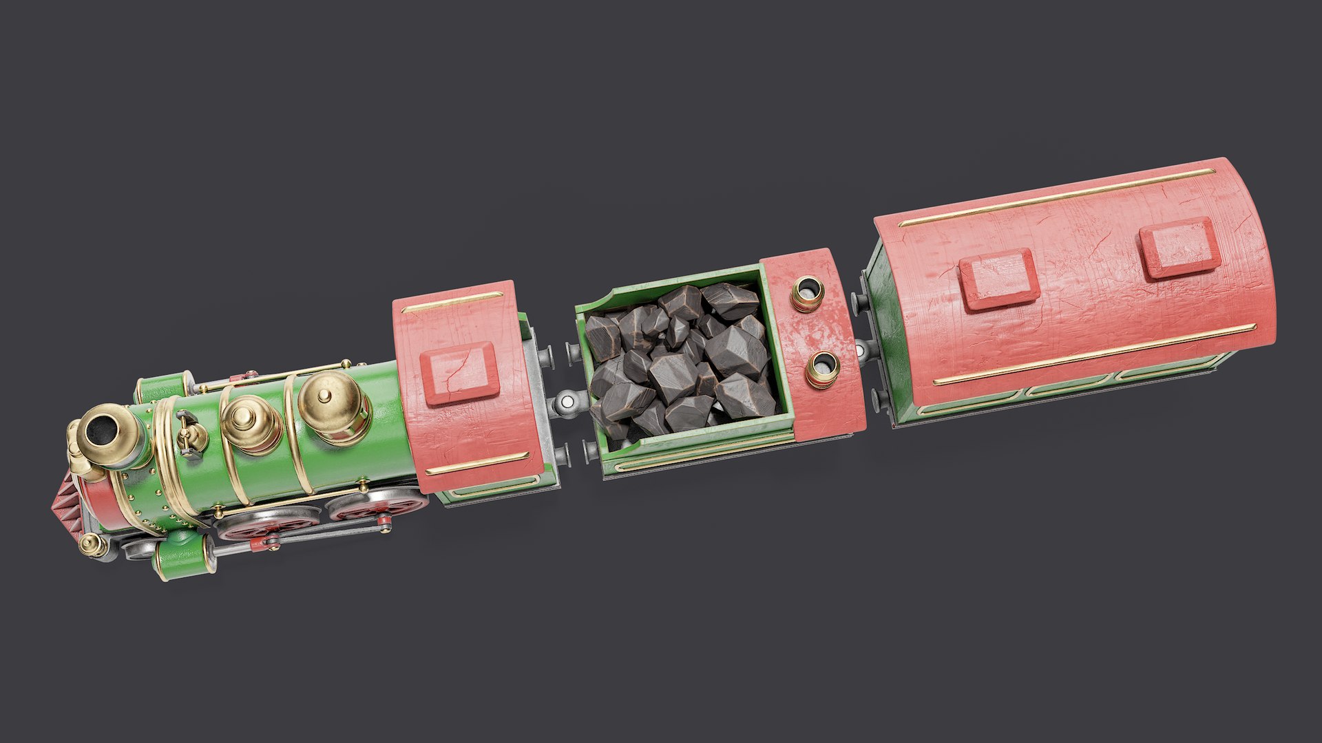 Toy Train 3D - TurboSquid 2426060