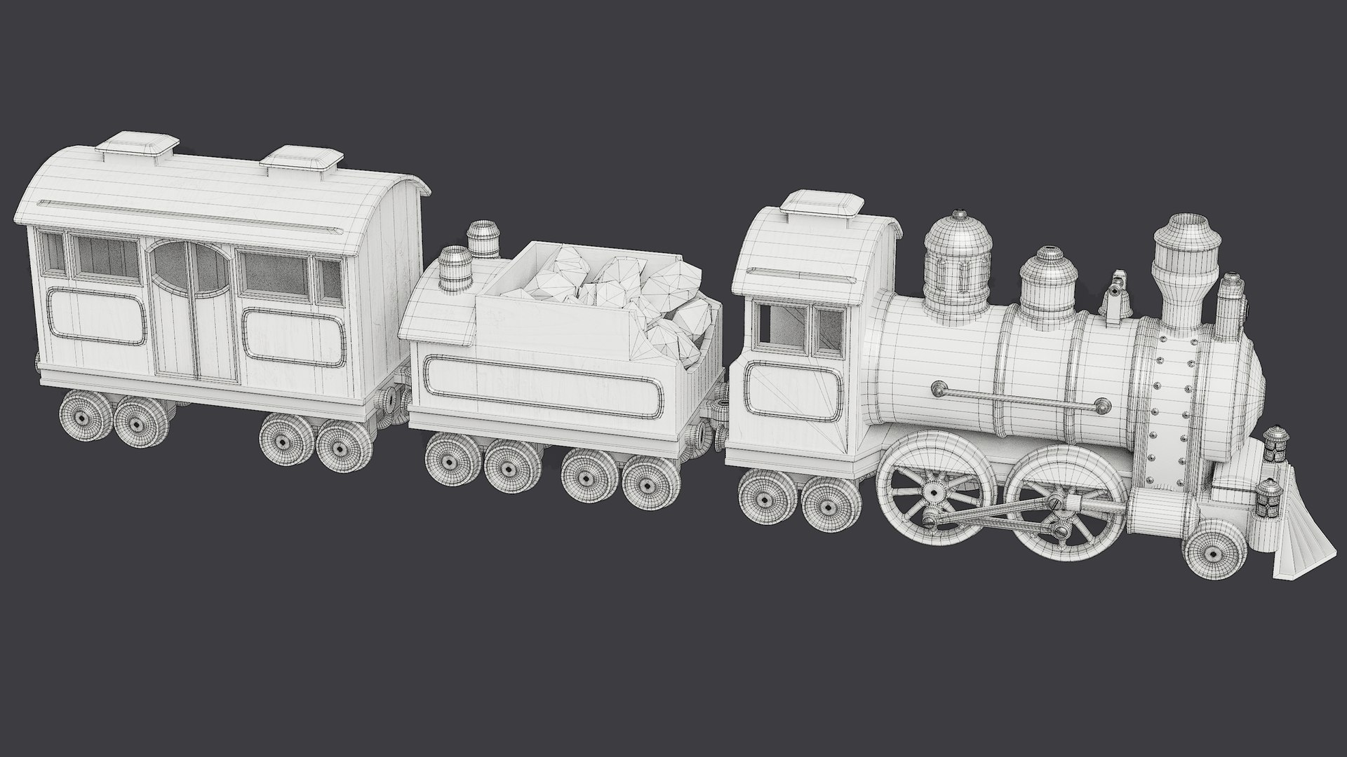Toy Train 3D - TurboSquid 2426060