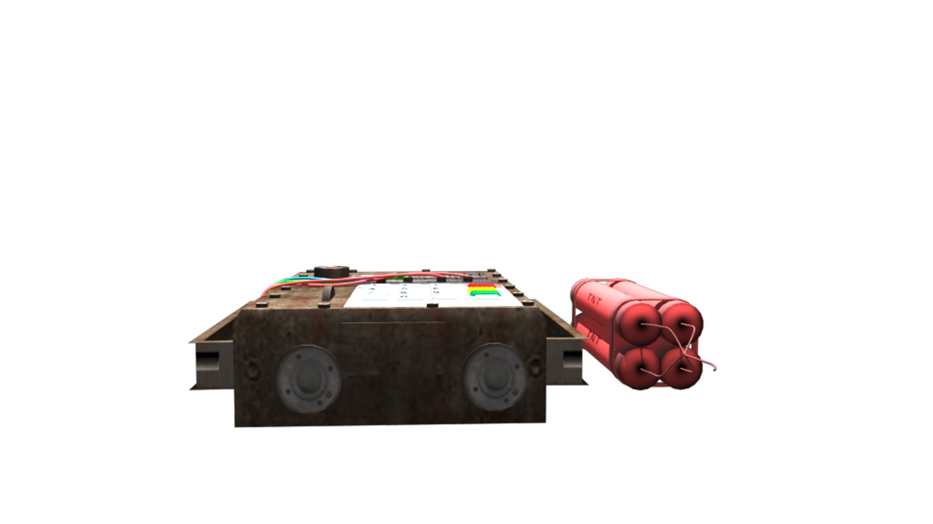 3d Model C4 Bomb