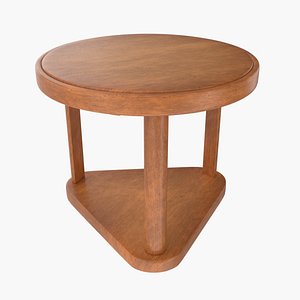 3D Round Side Table