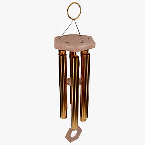 Wind Chimes Lowpoly Gameready