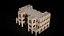 CLASSIC EUROPEAN KITBASH 03 MODULAR BUILDING WITH INTERIOR