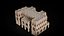CLASSIC EUROPEAN KITBASH 03 MODULAR BUILDING WITH INTERIOR