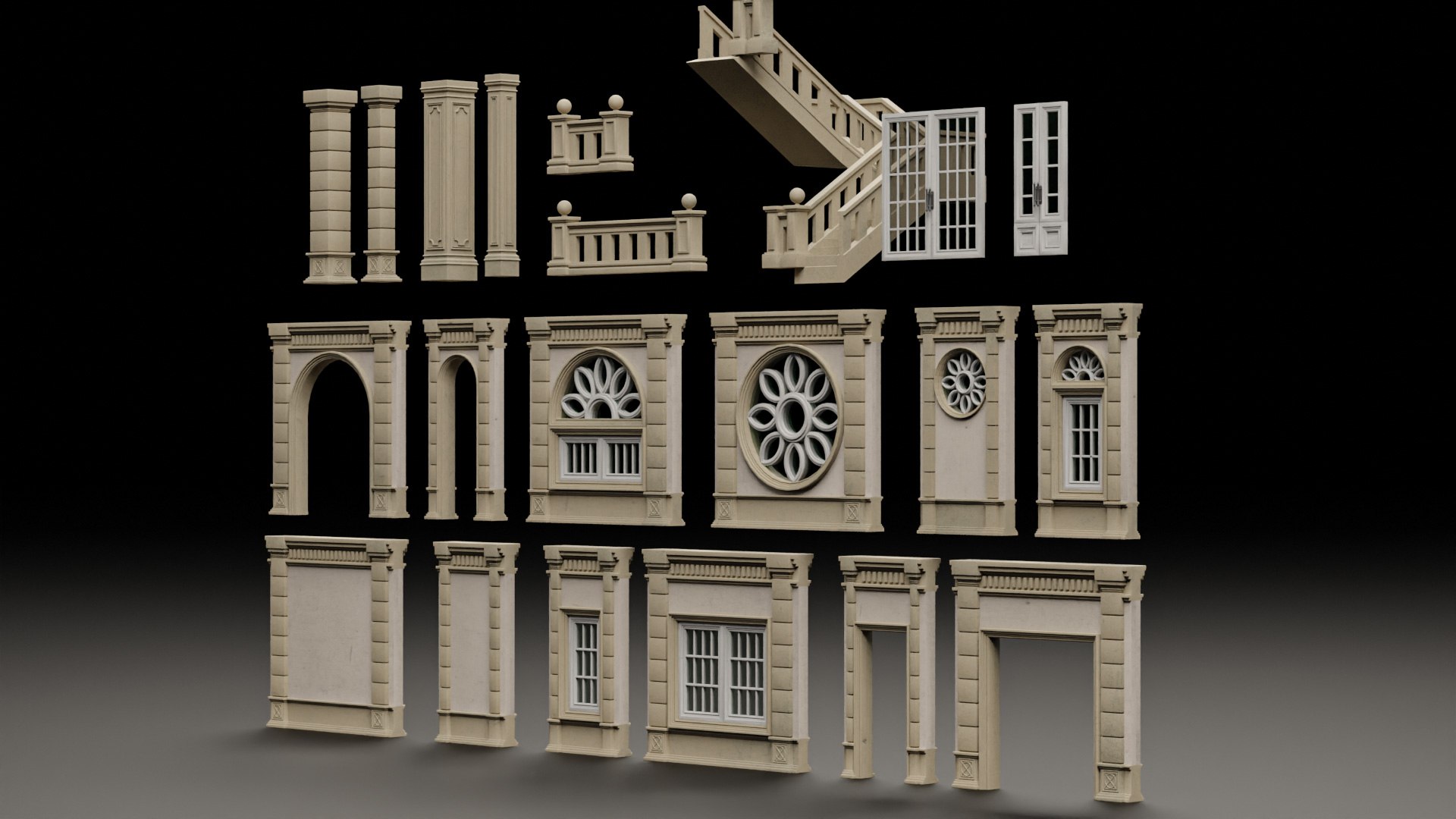 3D CLASSIC EUROPEAN KITBASH 03 MODULAR BUILDING WITH INTERIOR https://p.turbosquid.com/ts-thumb/fd/eZyp1k/nY/ek30003/jpg/1708013690/1920x1080/fit_q87/b5465ef159f422d1f999533c670da2e4f3df89f4/ek30003.jpg