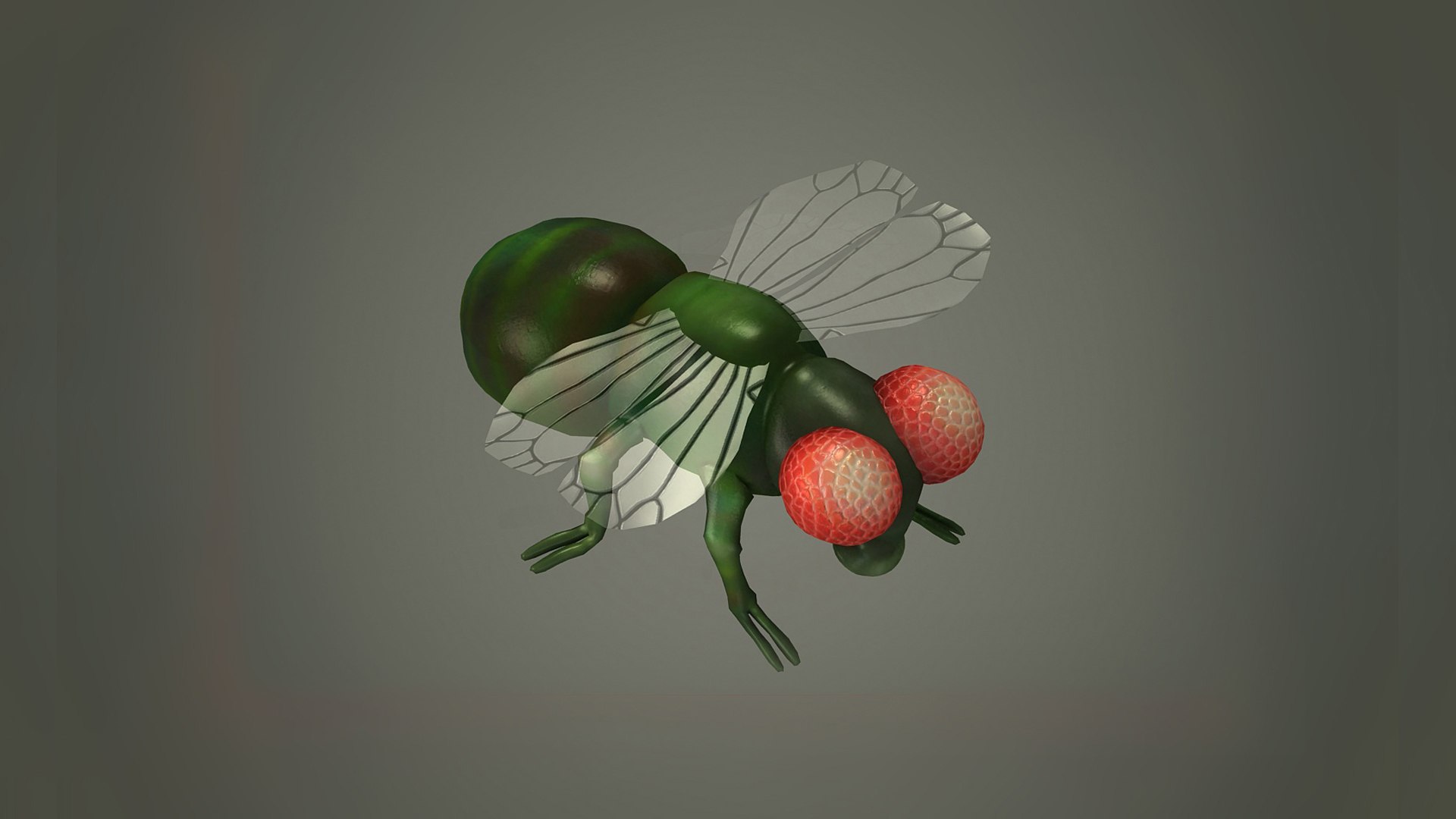 Cartoon fly fly beetle insect character 3D - TurboSquid 2159871