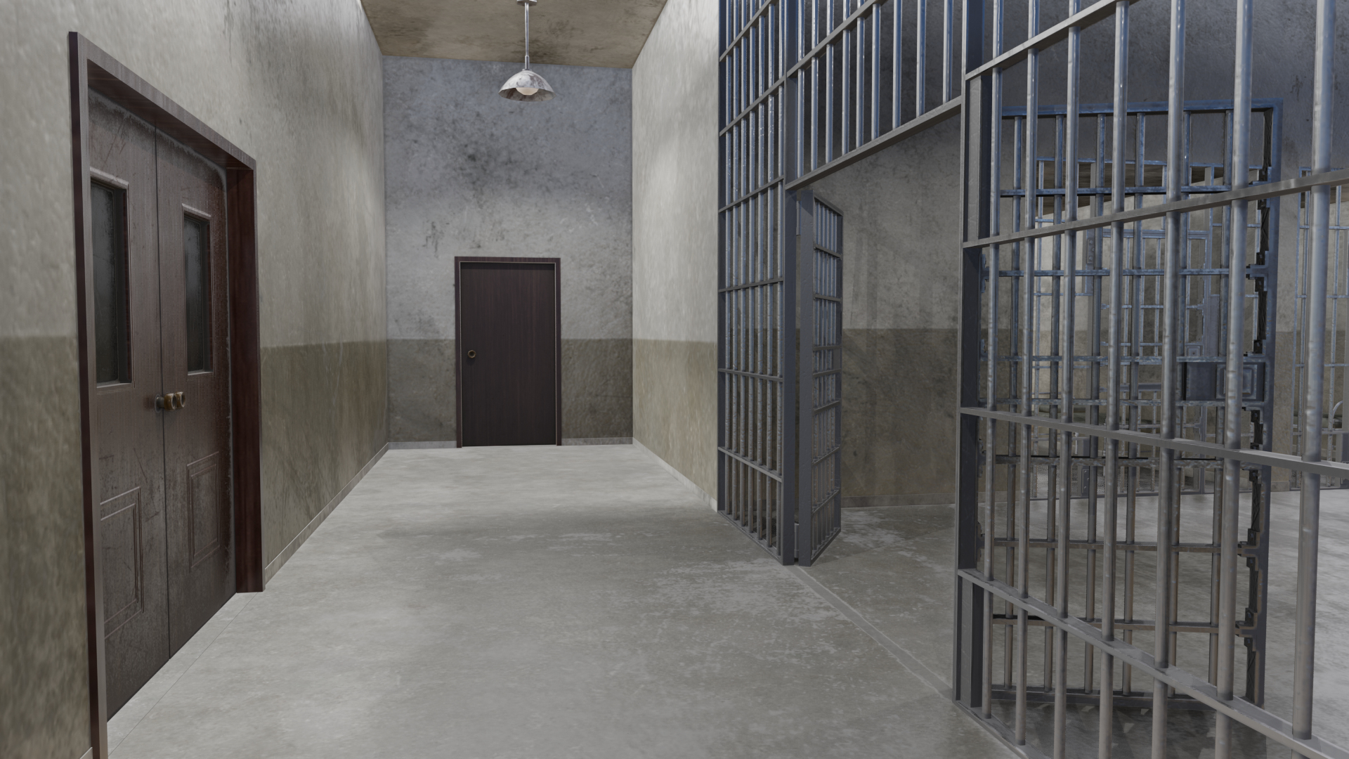 prison cells penitentiary3d模型