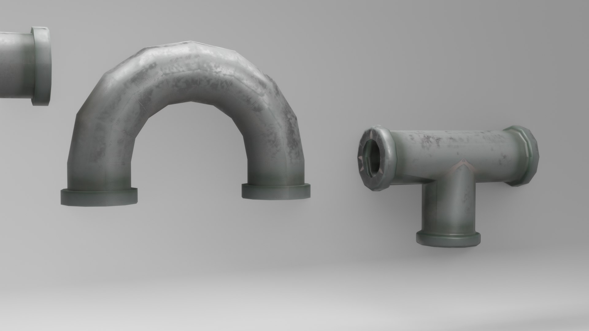 Low Poly Water Pipe Game-ready 3D Model 3D Model - TurboSquid 2249734