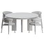 Silla Oleandro de madera y mesa Sandy de Calligaris