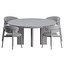 Silla Oleandro de madera y mesa Sandy de Calligaris
