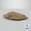 大型火山景观 - 3D PBR 模型