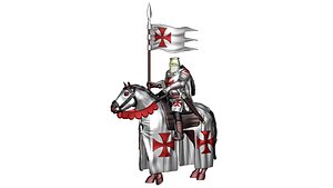 3D Templar Cavalry 6 models fourth set