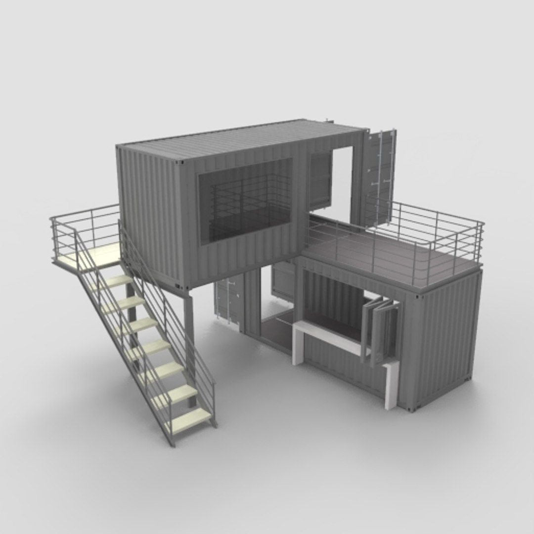 Shipping Container 3D Model - TurboSquid 1584710