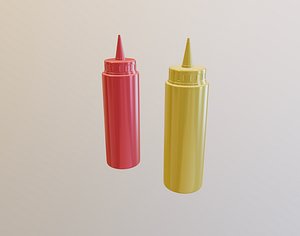 3D red mustard