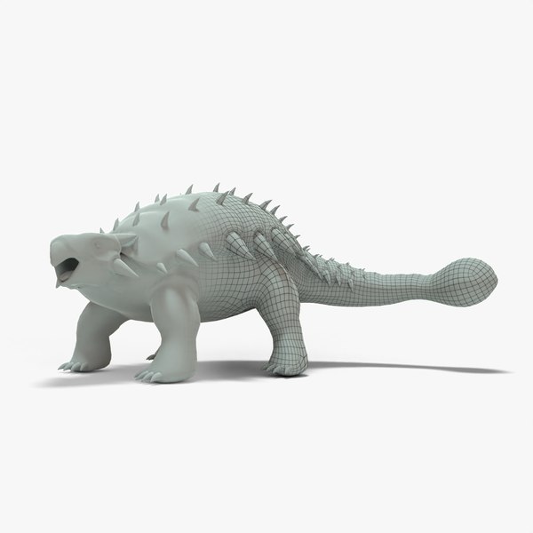 3D модель Ankylosaurus Rigged Basemesh - TurboSquid 2064423