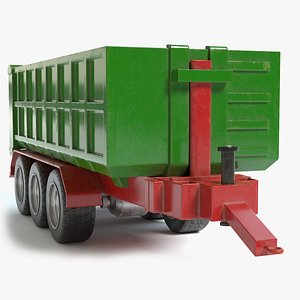 3D farm trailer