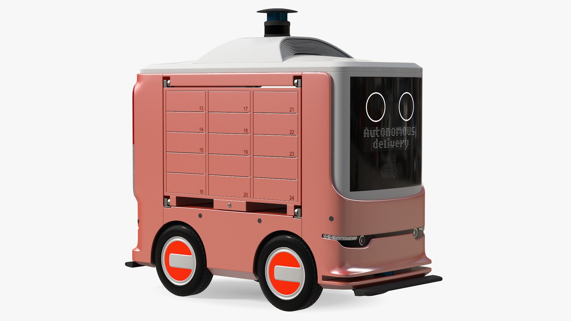 Delivery Robots Collection 3 3D model preview