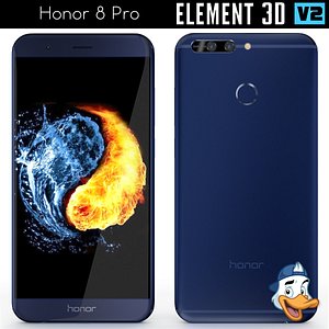 huawei honor 8 pro 3D model