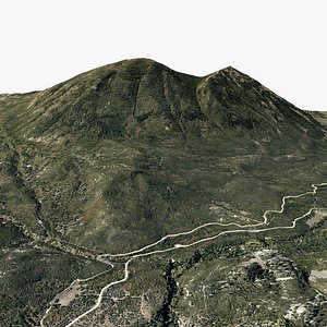 Saddle Mountain Delta County State of Colorado United States 3D model