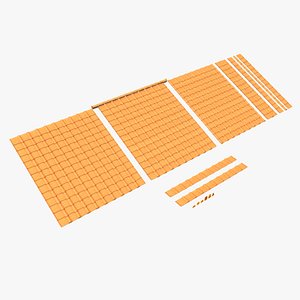 roman roof build set 3D model